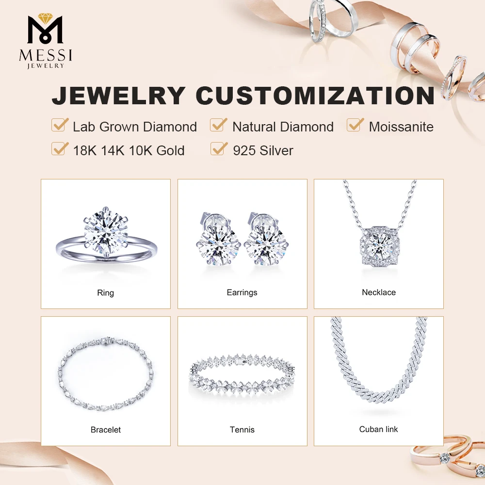 Messi Jewelry 18k Gold 1.5ct Cushion Cut Women Jewelry Ring Luxury Engagement Ring Style Lab Diamond Ring MSR-920 - Imagen 6