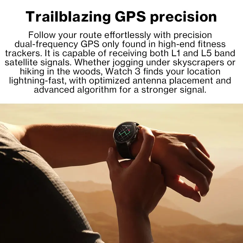 Versión global OnePlus Watch 3 Reloj inteligente Pantalla LTPO AMOLED de 1,50 pulgadas Procesador Snapdragon W5 GPS de doble frecuencia Wear OS - Imagen 9