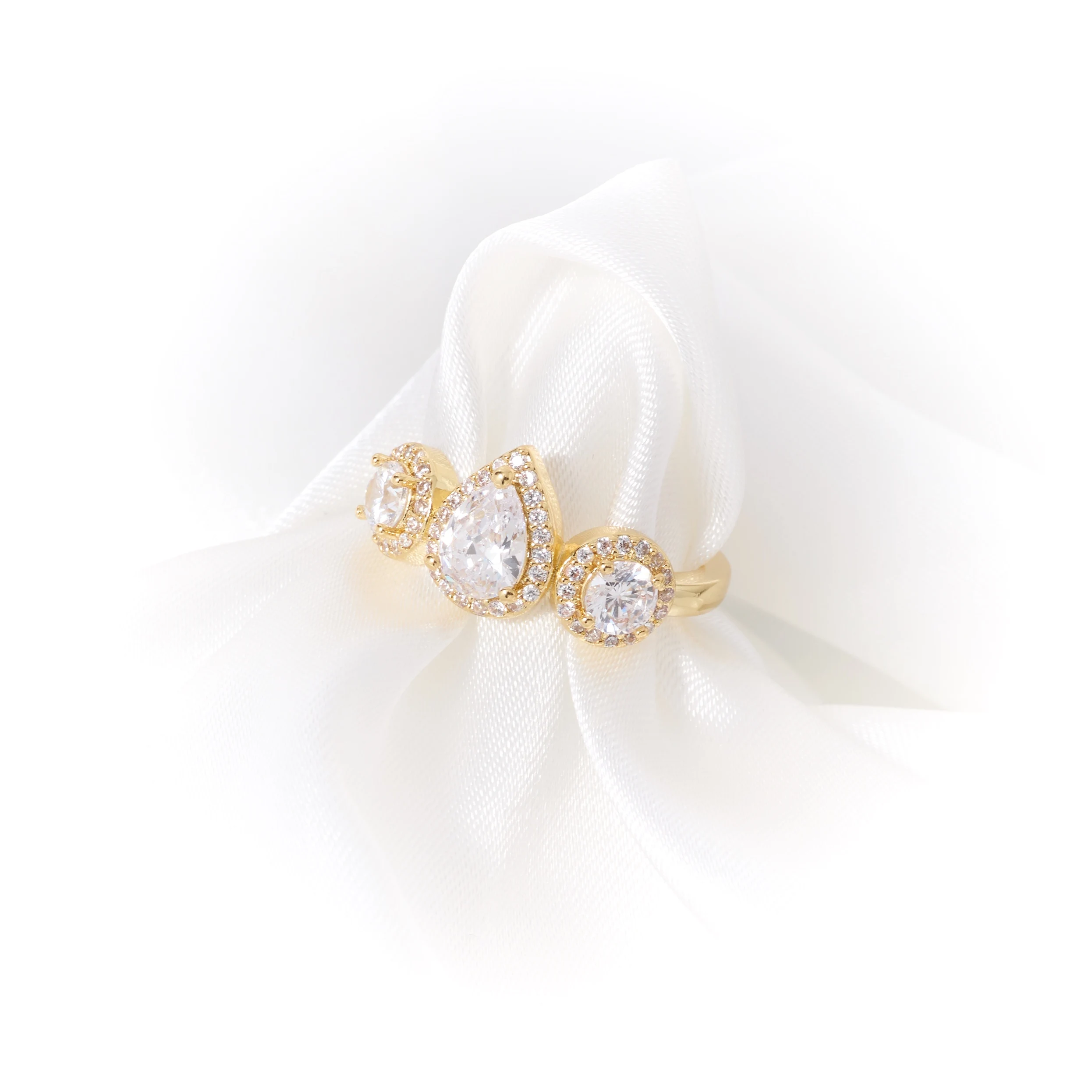 00124 Conjunto de Collar de Circonita Cúbica para Mujer, Joyería de Dubái, Conjuntos de Joyas para Novia, Joyería para Boda y Compromiso, Estilo Musulmán - Imagen 6