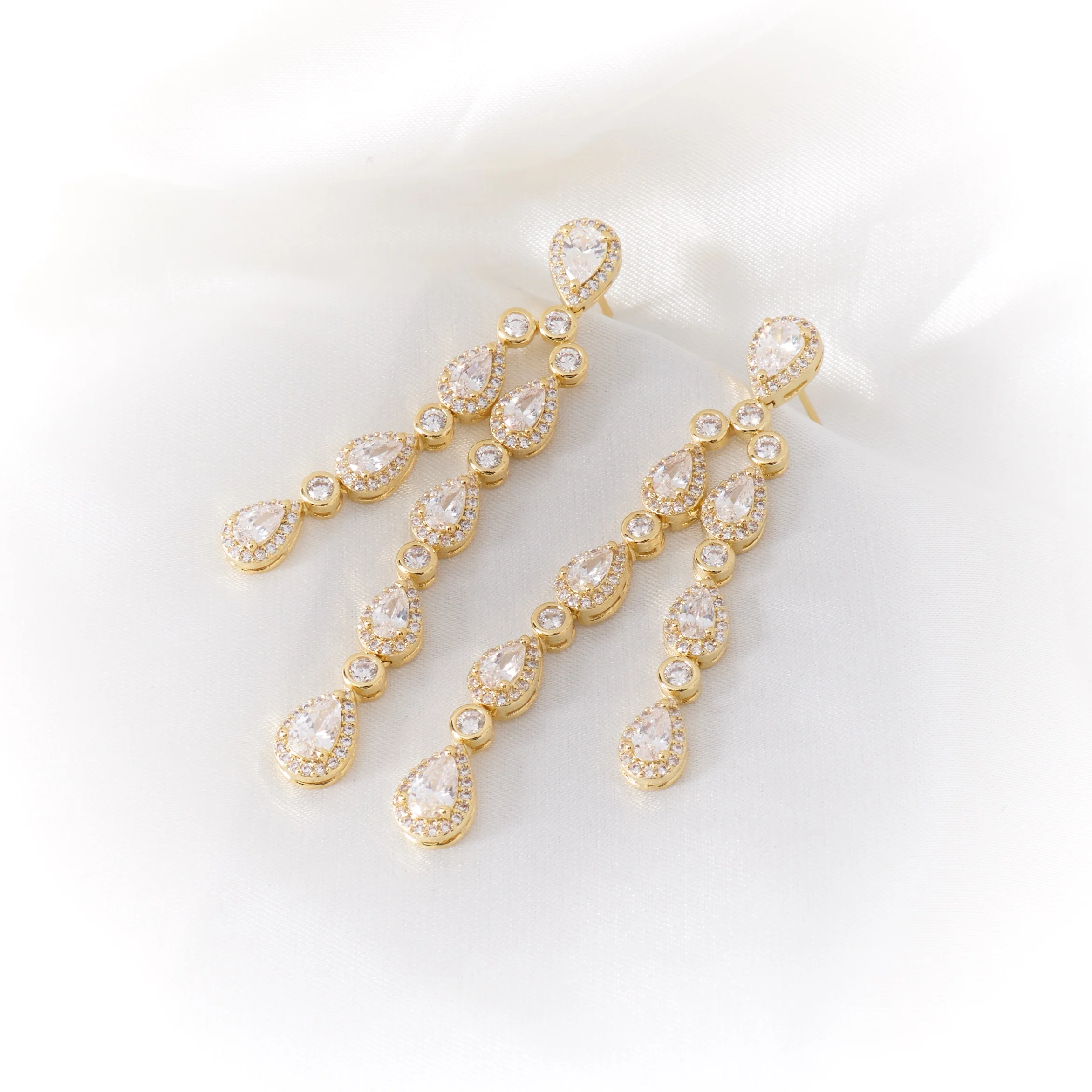 00124 Conjunto de Collar de Circonita Cúbica para Mujer, Joyería de Dubái, Conjuntos de Joyas para Novia, Joyería para Boda y Compromiso, Estilo Musulmán - Imagen 7